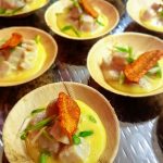 Bespoke canapé selection crafted by private chef in Boston- Aji Ceviche
