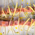 Elegant canapé platter for luxury Boston event catering- Roast and Apple